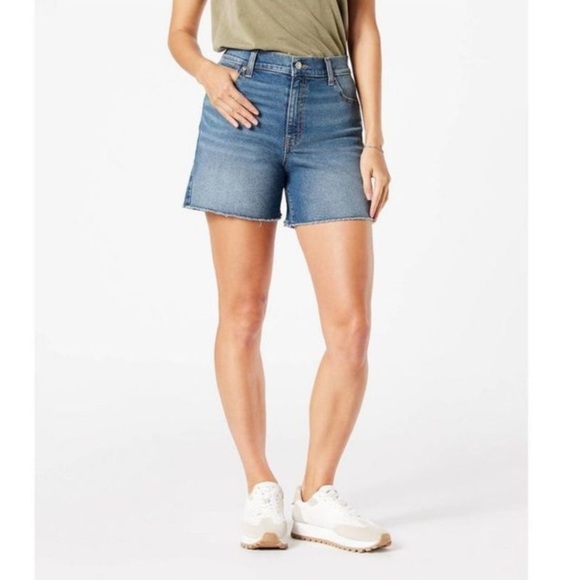 Levi’s Denizen Vintage High-Rise Jean Shorts - Picture 1 of 7